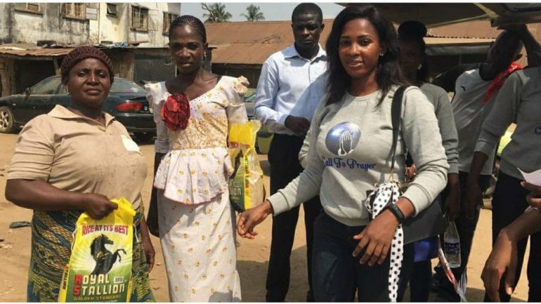 Oshodi Christmas Rice Donation to Aged Women